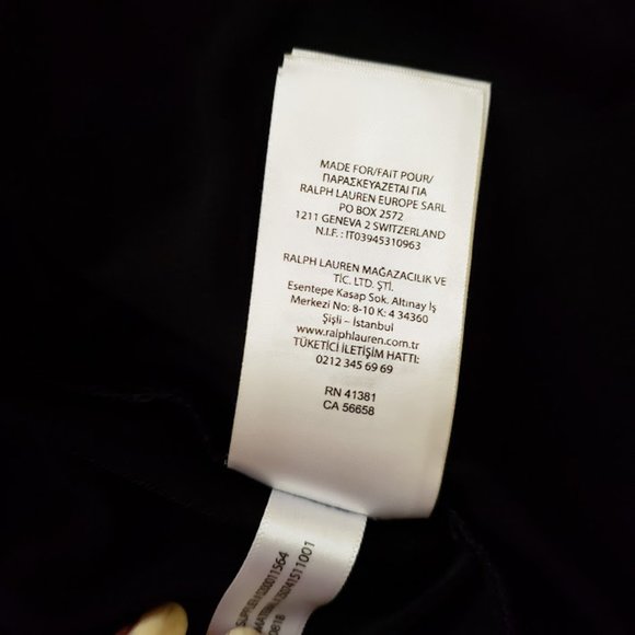 Ralph Lauren Women’s Ruffle Long Sleeves Black Dress - Picture 6 of 7